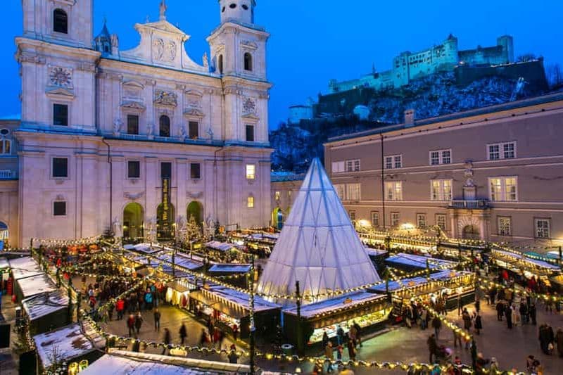 Billet Salzbourg : visite à pied du marché de Noël et de l'histoire