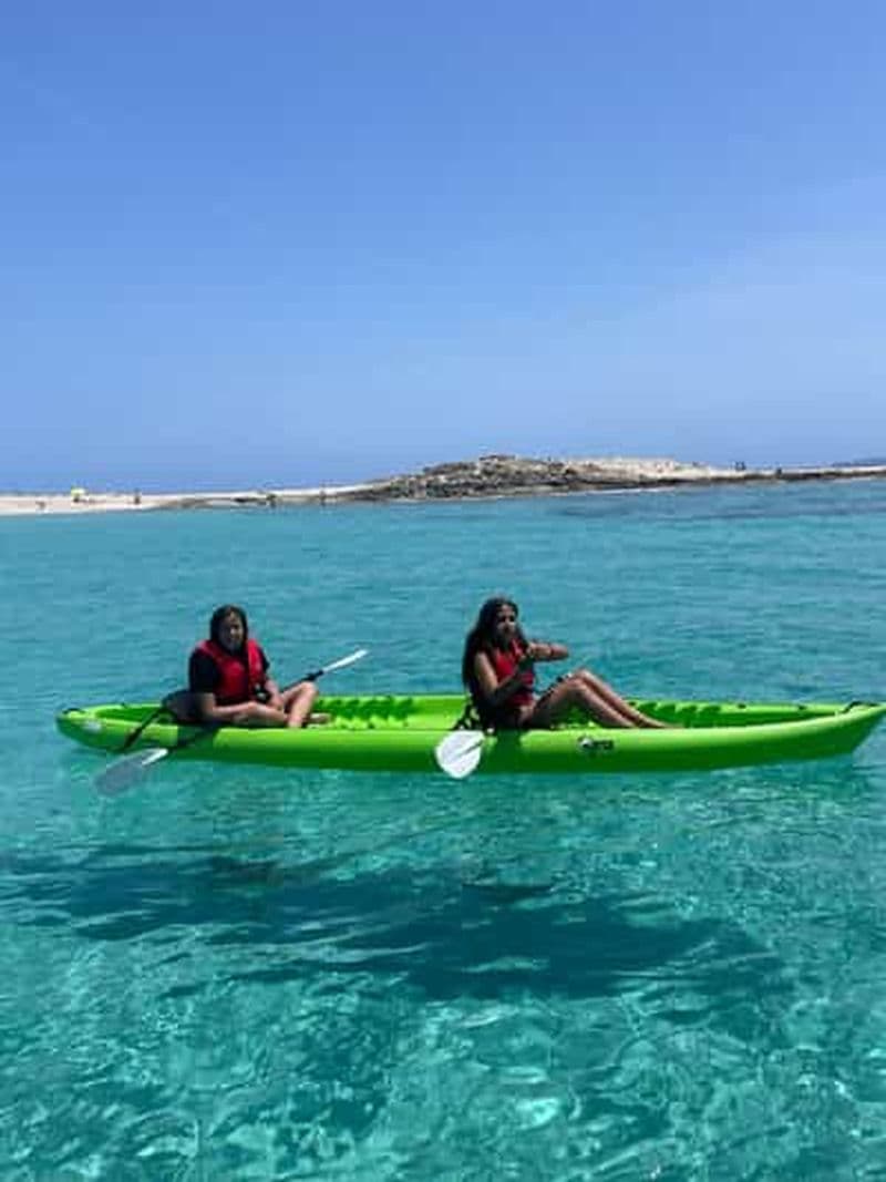 Billet Formentera : Location de kayak