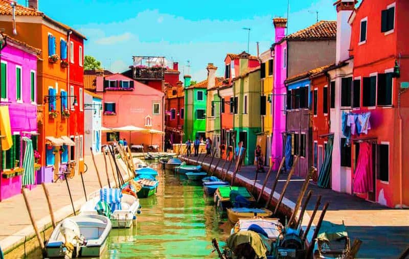 Venise : excursion d'une demi-journée à Murano et Burano