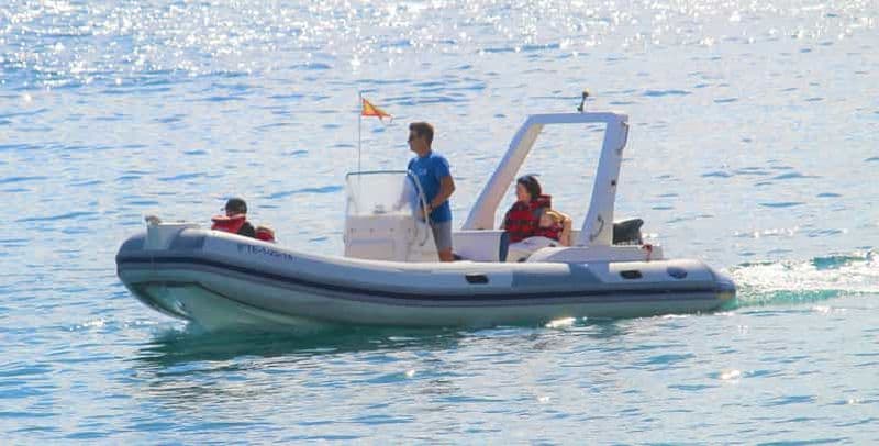Tenerife : Visite privée en bateau zodiac de l'Amarilla Golf