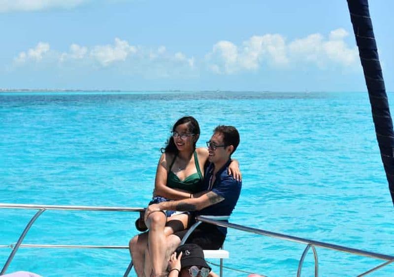 Billet Isla Mujeres : Tour en catamaran, Playa Norte et plongée en apnée dans le récif