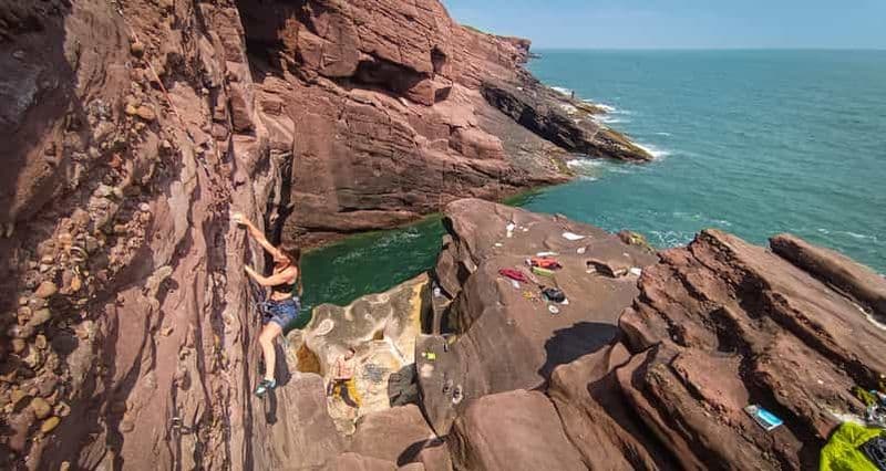 Écosse : cours d'escalade d'une journée pour débutants