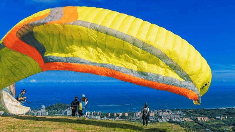 Sanya : expérience de parapente VIP au-dessus de la baie de Haitang