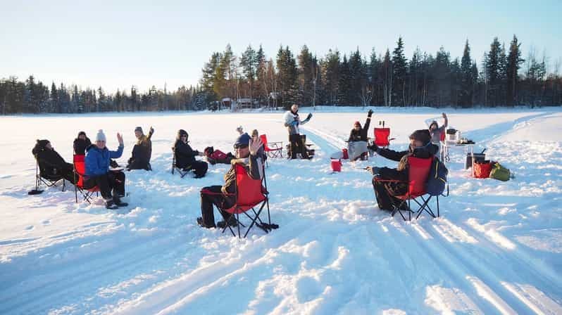Programme de pêche sur glace en Laponie