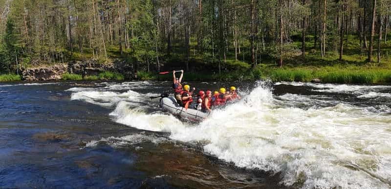 Au départ de Ruka : Rafting dans le parc national