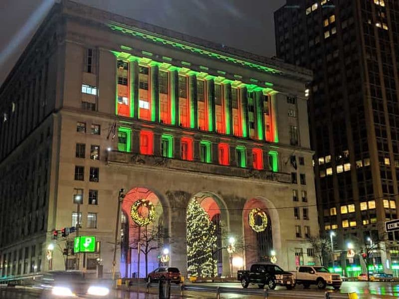 Pittsburgh : Visite à pied des lumières de Noël dans le centre-ville