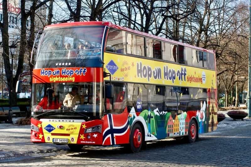 Trondheim : bus touristique à arrêts multiples pour une journée GrayLine
