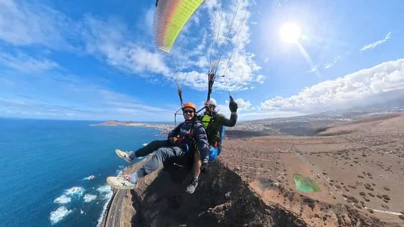 Billet Grande Canarie : vol en parapente et visite d'une plantation de bananes