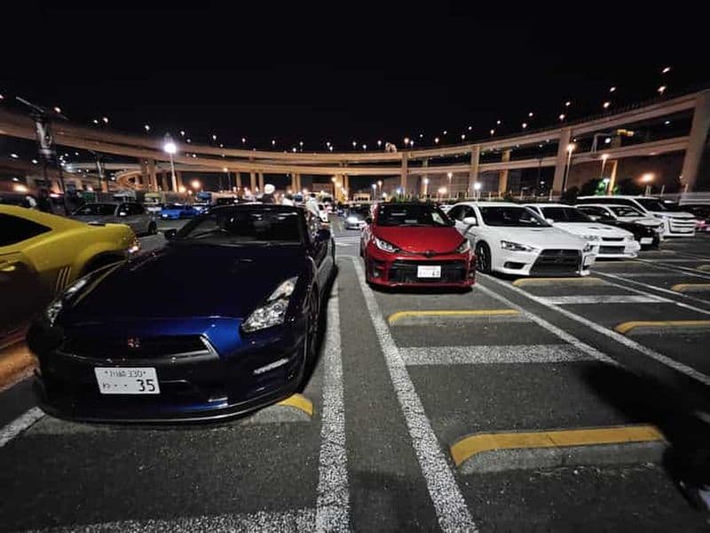 Excursion en voiture de sport JDM avec chauffeur à Daikoku pour admirer le coucher du soleil le week-end