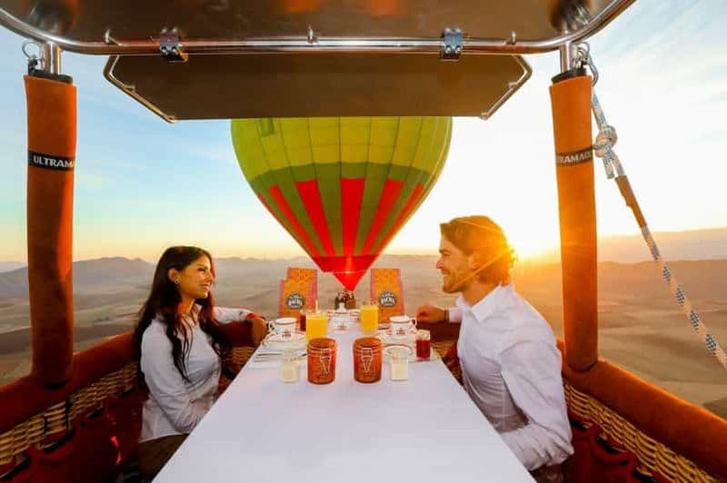 Billet Marrakech : expérience gastronomique royale en montgolfière privée