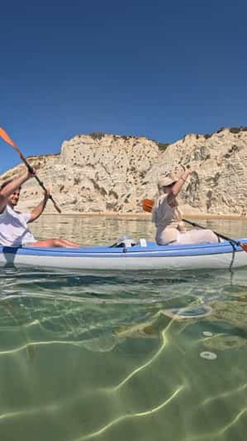SCALA DEI TURCHI en KAYAK - Aventure en mer avec moniteur