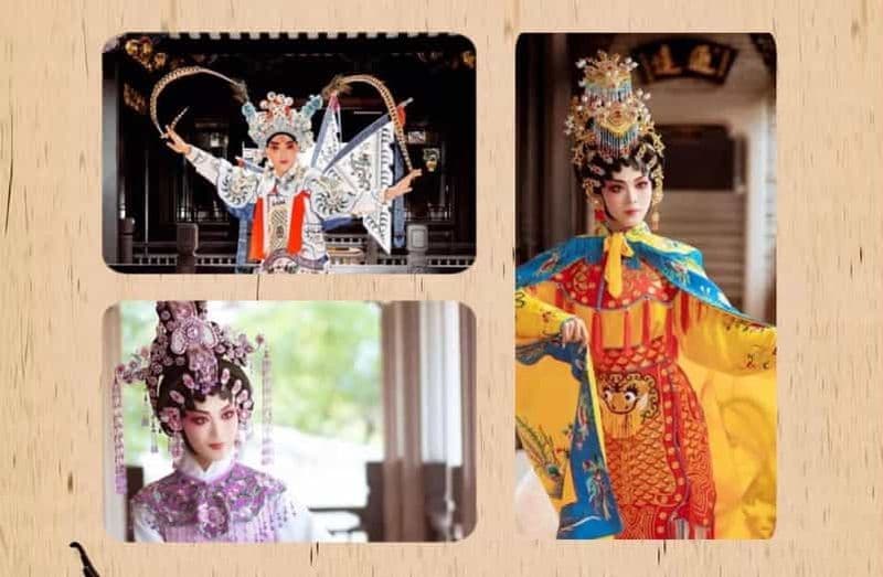 Visite du patrimoine de l'opéra cantonais de Guangzhou et expérience de costumes