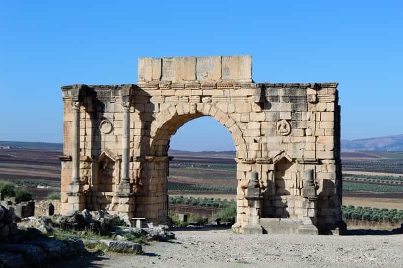 Billet Au départ de Fès : Excursion à Volubilis Moulay Idriss et Meknès