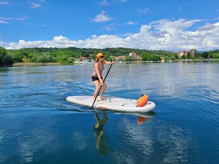 Cours de stand up paddle (SUP) sur le lac Majeur