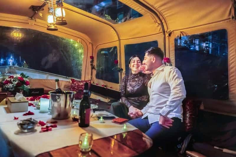 Billet Dîner-croisière romantique privé à Amsterdam