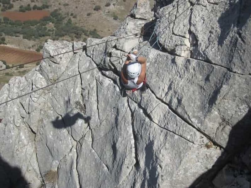 Depuis Grenade : Vía Ferrata de 3 heures à Moclín