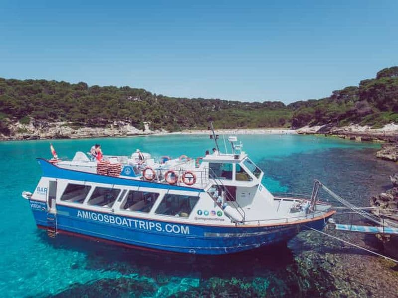 Billet Cala'n Bosc : excursion en bateau de 3,5 heures sur la côte sud