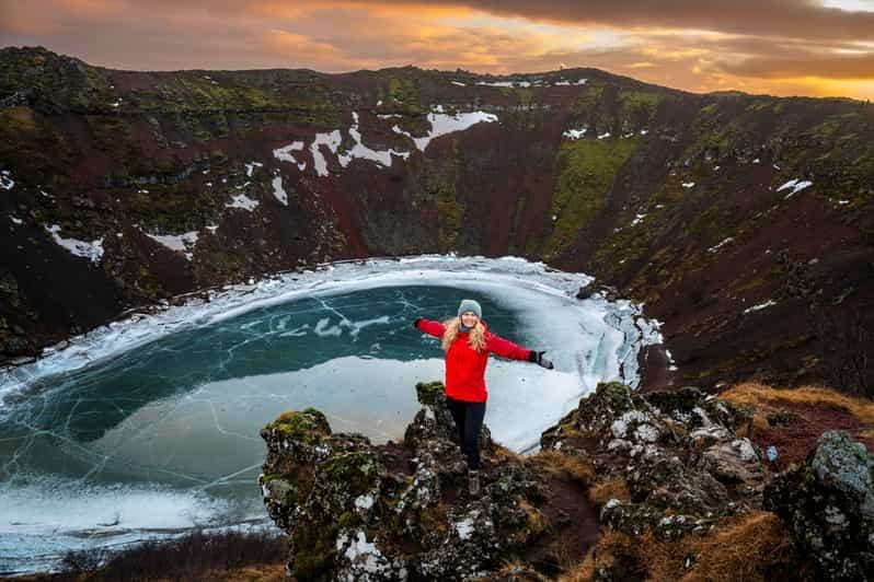 Depuis Reykjavík : Circuit du Cercle d'Or avec plongée en apnée à Silfra