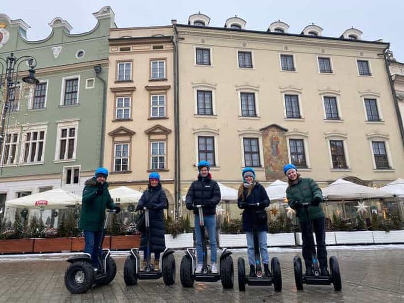 Billet Cracovie : 30 minutes de location de Segway avec casque et séance photo