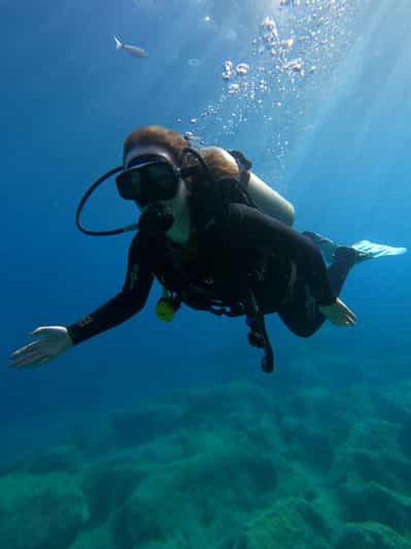 Chania : Essai de plongée sous-marine 2 plongées à terre (recevoir la certification)