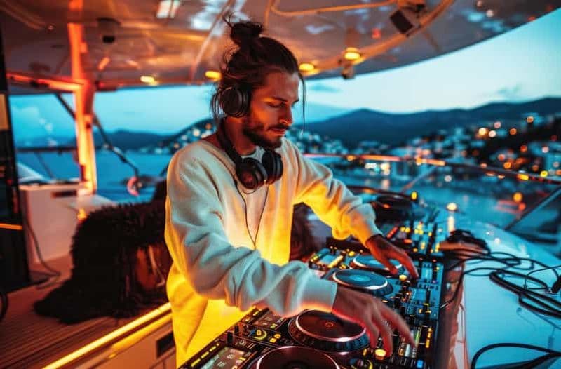 Lisbonne : Night Beats Party Cruise avec DJ live et 2 Shots