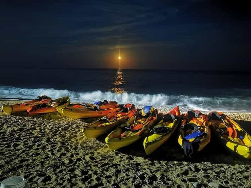 Billet Villajoyosa : kayak au clair de lune et dîner sous les étoiles