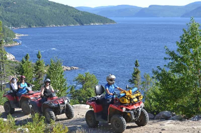 15 min. Tadoussac : Visite guidée en quad