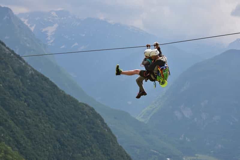 Billet Bovec : Tour panoramique en tyrolienne