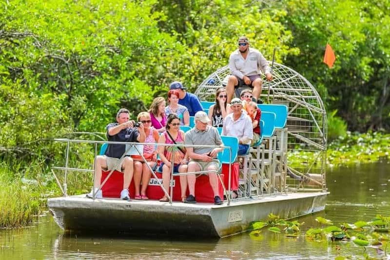Billet Depuis Miami : Spectacle de la faune des Everglades, bateau à air comprimé et transfert en bus
