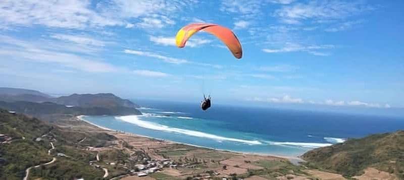 Aventure en parapente en tandem à Lombok