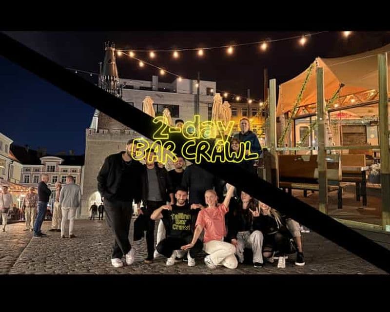 Tallinn : Tournée des bars de 2 jours dans la vieille ville et à Telliskivi, avec shots et réductions