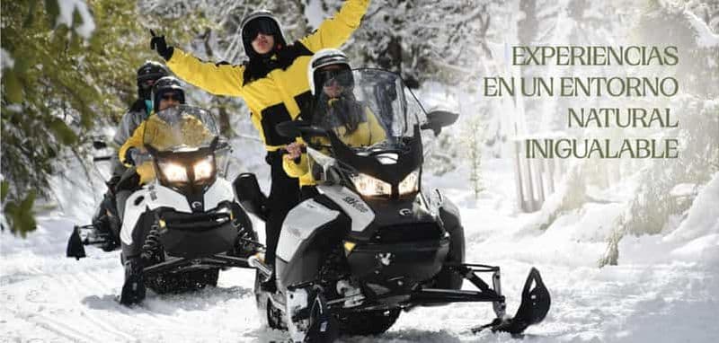 Excursion en motoneige avec dîner gastronomique au Cerro Catedral