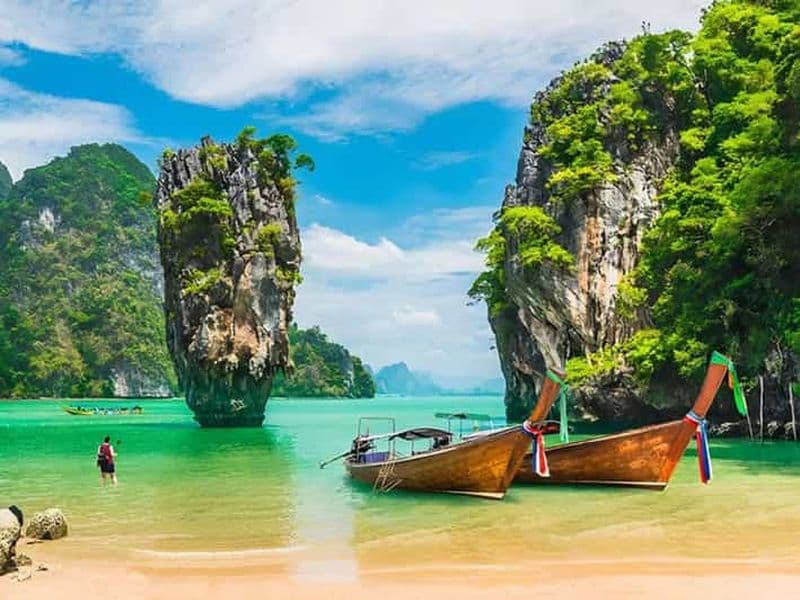 Billet Krabi : excursion sur l'île de James Bond et à Phang Nga en bateau à longue queue