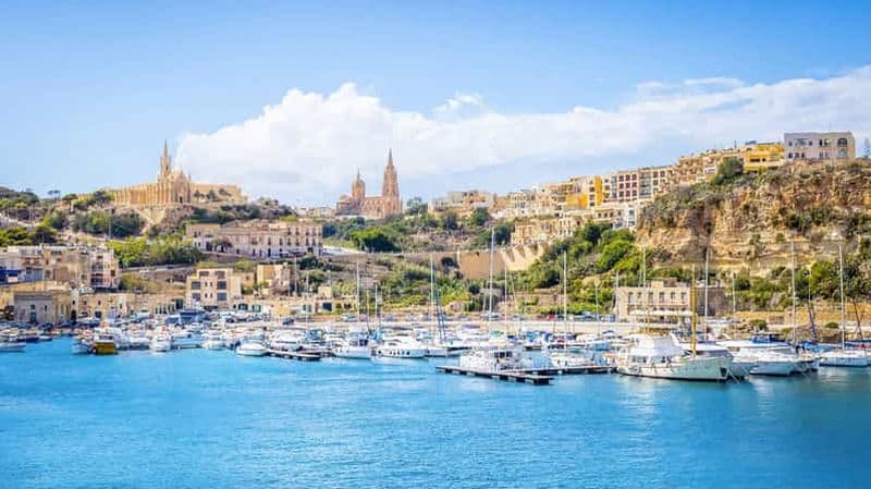 Billet Au départ de Sliema : Gozo, Comino et le lagon bleu : visite en bateau et en bus