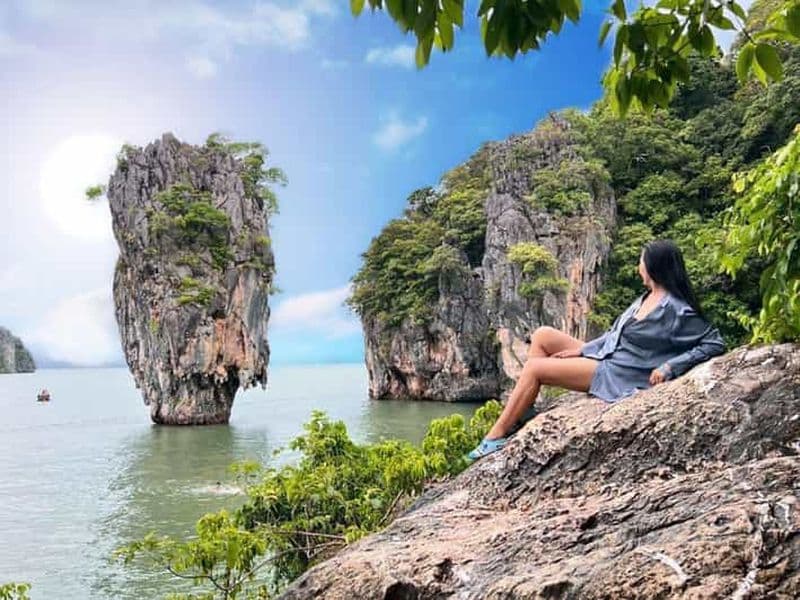 Phuket : Excursion en bateau rapide sur l'île de James Bond avec canoë-kayak