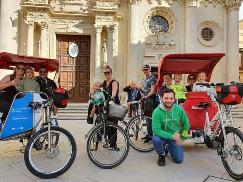 Billet Lecce : Visite guidée de la ville en cyclo-pousse