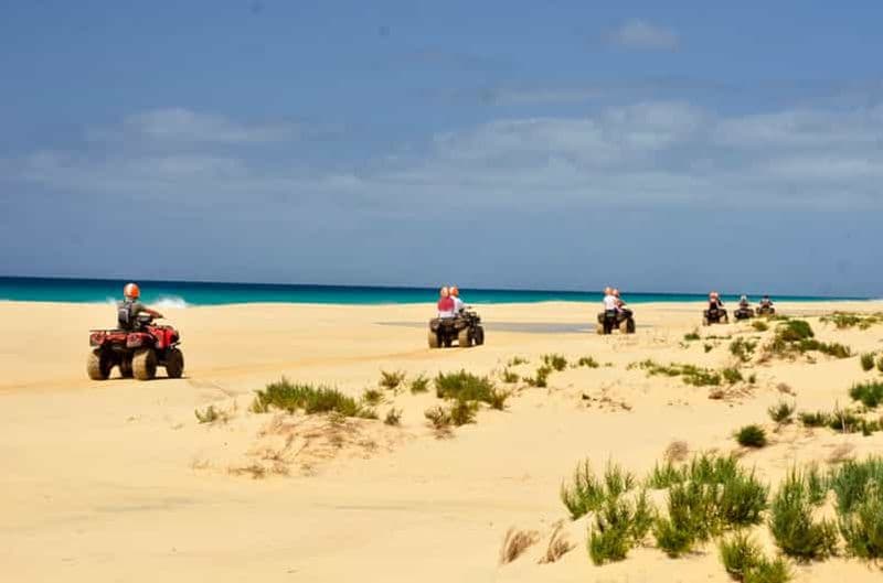 Île de Boa Vista : Visite d'une demi-journée en quad jusqu'à la plage de Santa Monica