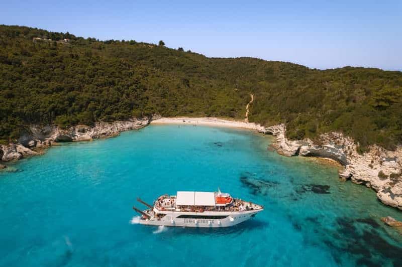 Billet Au départ de Corfou : croisière d'une journée à Paxos, Antipaxos et aux grottes bleues