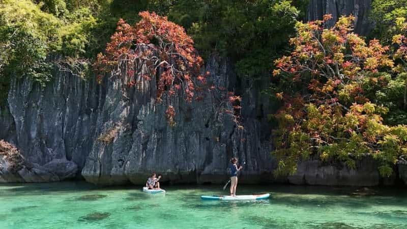 Billet Coron : Twin Lagoon SUP guidé et plongée en apnée sur la plage de CYC