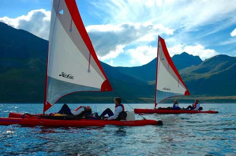 Exclusif, Sommarøy : Demie journée guidée en Hobie kayaks à voile