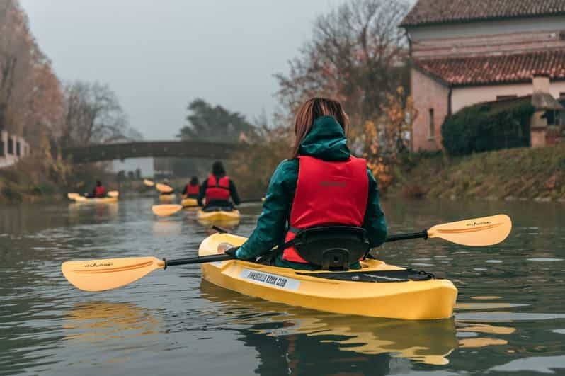 Venise : Excursion en vélo et en kayak sur le fleuve Brenta avec boisson