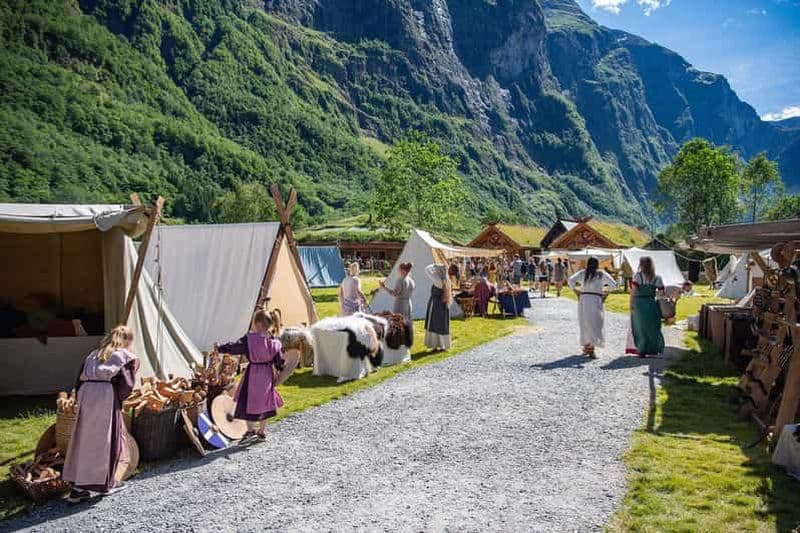Billet Bergen : Croisière sur le Nærøyfjord, village viking et chemin de fer de Flåm