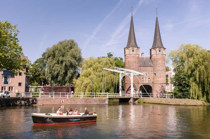 Billet Delft : Croisière en bateau ouvert sur le canal avec skipper