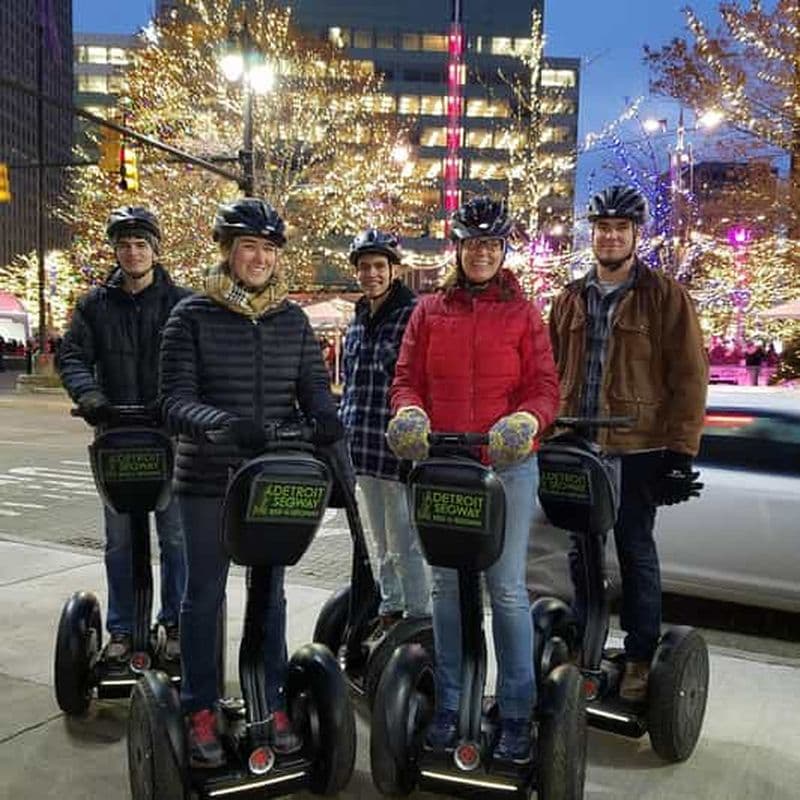 Détroit : Visite en Segway des lumières de Noël du centre-ville