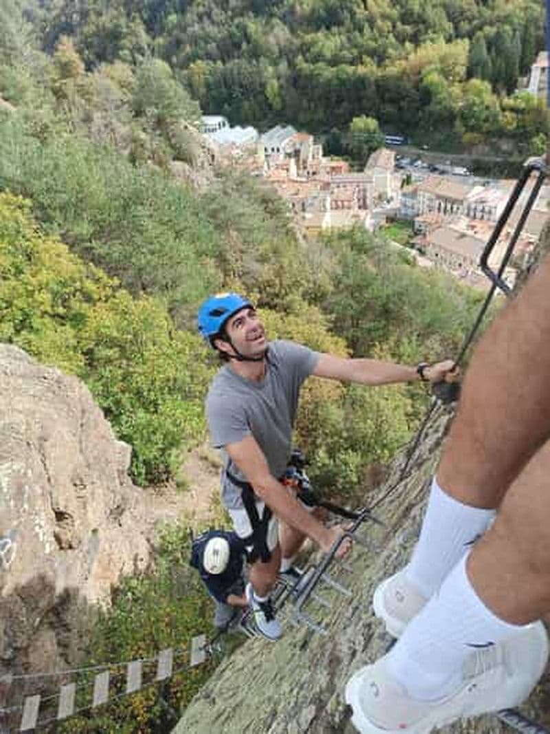 Ribes de Freser : visite guidée dans les Pyrénées, escalade d'une via ferrata K3