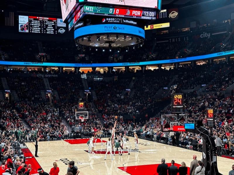 Portland : Billet pour un match de basket-ball des Portland Trail Blazers