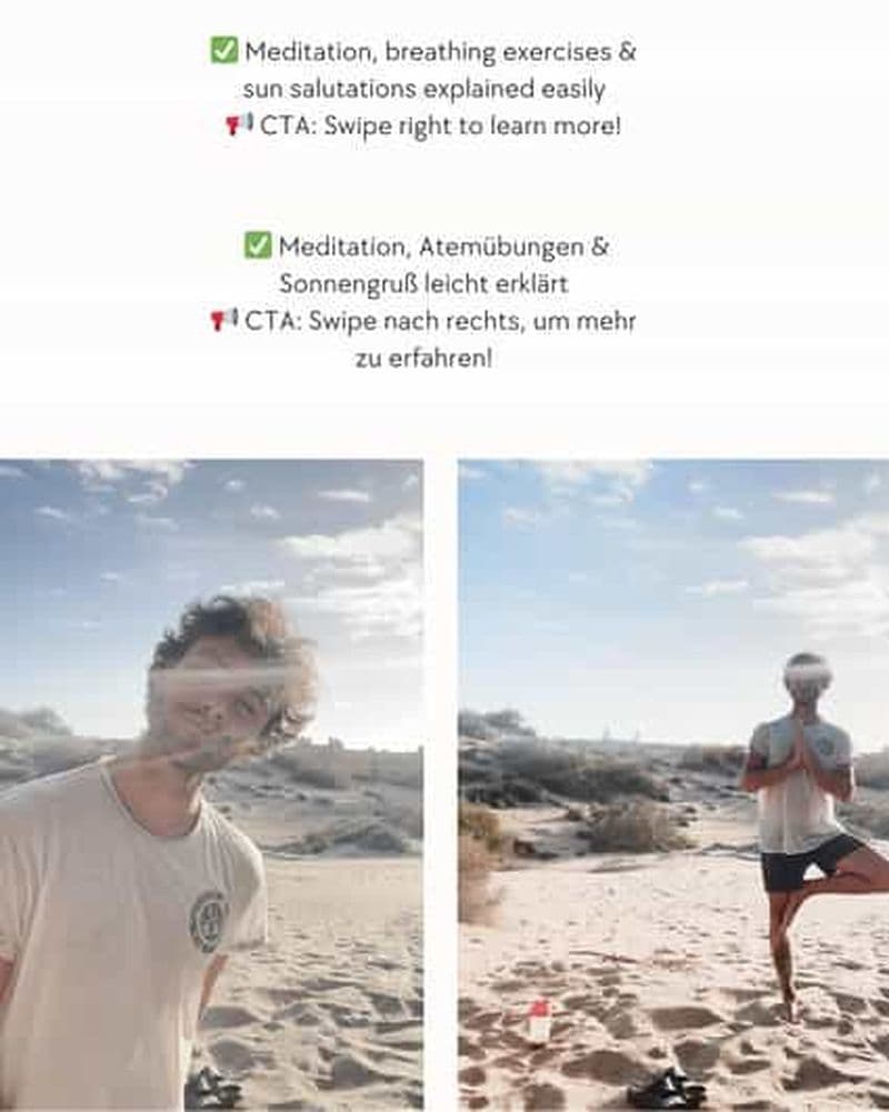 Maspalomas : cours de yoga sur la plage avec vue sur l'océan