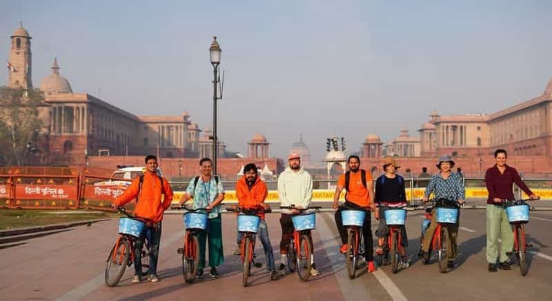 Billet New Delhi Bike Tour Morning 4 Hours : Delhi à vélo