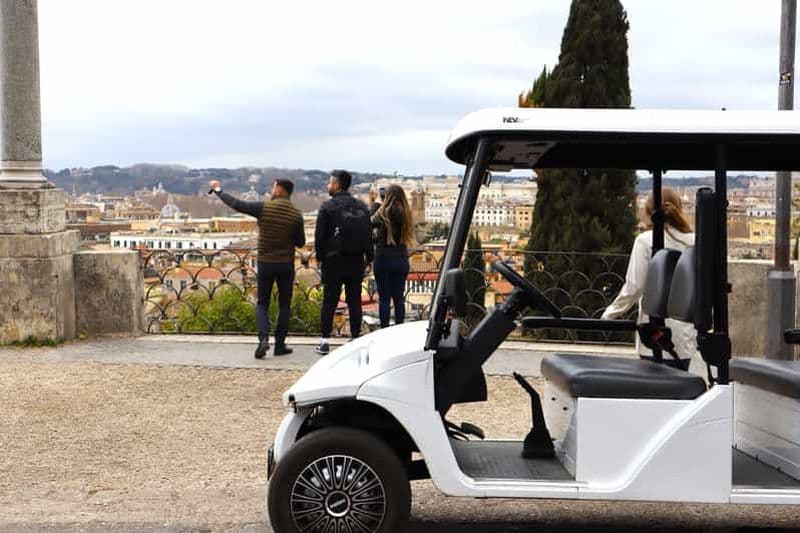 Rome : visite des temps forts de la ville en voiturette de golf