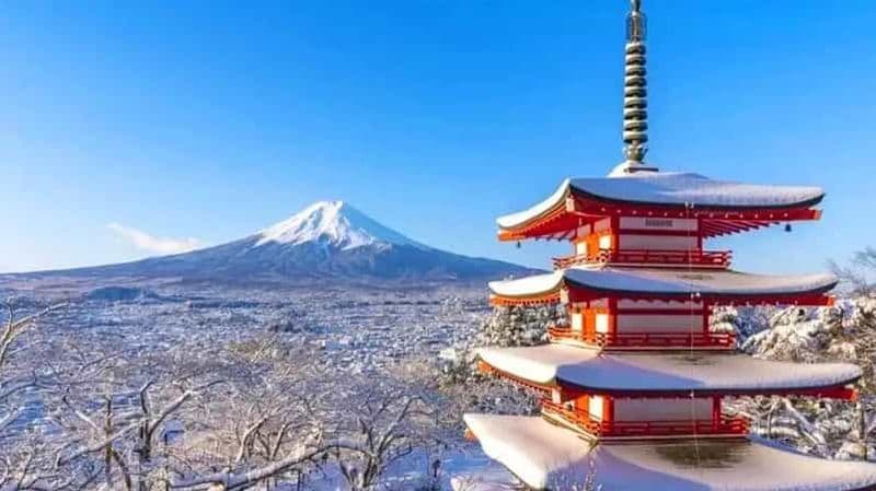 Visite d'une journée : 5e station du mont Fuji, source chaude et Oshino Hakkai